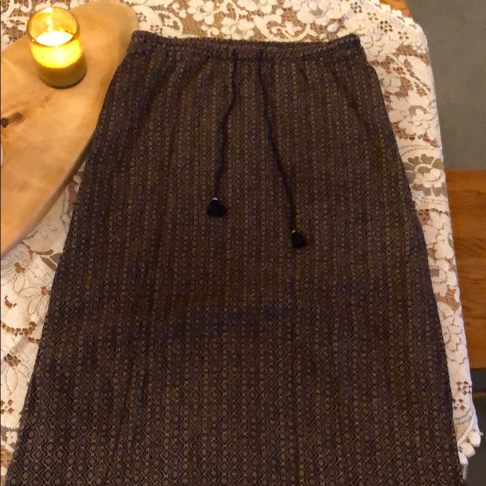 Maxi cotton skirt